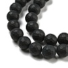 Natural Black Onyx Beads Strands G-D710-8mm-06-3