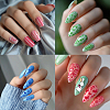 Stainless Steel DIY Nail Art Templates MRMJ-WH0098-017-7