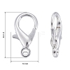 Zinc Alloy Lobster Claw Clasps X-E107-S-3
