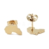PVD Vacuum Plating 304 Stainless Steel Stud Earrings for Women X-EJEW-A048-07G-2