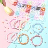 850Pcs Crackle Glass Beads Strands GLAA-FS0002-08-8