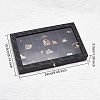 28 Grids Printed Imitation Leather Jewelry Tray Organizer Boxes MRMJ-WH0077-086-2