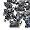 Natural Blue Spot Jasper Pendants G-B127-09P-09-1