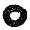 Opaque Solid Color Glass Beads Strands EGLA-T021-02A-2