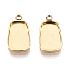 304 Stainless Steel Pendant Cabochon Component STAS-Q113-20G-1