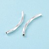 925 Sterling Silver Tube Beads STER-D035-13S-4