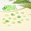 200Pcs 5 Styles Transparent Acrylic Beads TACR-FS0001-54B-10