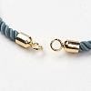 Nylon Twisted Cord Bracelet Making MAK-K007-02G-2