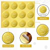 34 Sheets Self Adhesive Gold Foil Embossed Stickers DIY-WH0509-046-3