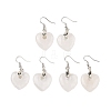 Natutal Quartz Crystal Dangle Earrings EJEW-F343-D06-1