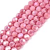 Anti-Tarnish Electroplate Glass Beads Strands EGLA-T021-6mm-15-13-1