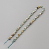 Natural Flower Amazonite Beads Strands G-WH0021-59B-1