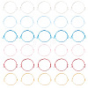 30Pcs 6 Colors Polyester Braided Cord Bracelet Making AJEW-TA00047-2