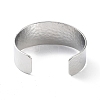 Rack Plating Brass Open Wide Cuff Bangles for Women LS-BJEW-D032-06P-3