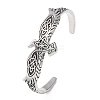 Viking 316 Surgical Stainless Steel Cuff Bangles BJEW-C142-15AS-4