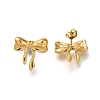 304 Stainless Steel Stud Earrings for Women EJEW-F337-01G-07-1