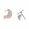 304 Stainless Steel Stud Earring Findings X-STAS-I176-10P-2