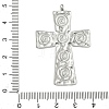 304 Stainless Steel Pendants STAS-R164-02GP-3