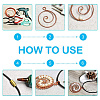 Round Copper Wire for Jewelry Making CWIR-PH0001-0.4mm-05-6
