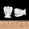 Natural Howlite Gemstone Carved Angle Figurines GG-CBA8396-A17-3