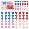 8 Sets 8 Style Alloy Enamel Pendants ENAM-CW0001-04-1