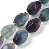 Natural Fluorite Beads Strands G-P541-A01-04-1