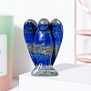 Natural Lapis Lazuli Angel Figurine Display Decorations G-PW0007-060R-1