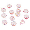30Pcs UV Plating Acrylic Bead Caps PACR-TA0001-20C-3