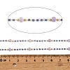 Handmade Brass Glass Beaded Chains GL-CBA1C06-01G-05-3