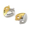 10 Sets Spray Painted Alloy Split Pendants FIND-FS0004-20-2