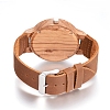 Zebrano Wood Wristwatches WACH-H036-27-4
