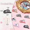 45Pcs 9 Colors Printed Zinc Alloy Pendants FIND-CJ0004-24-2