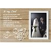 MDF Photo Frame DJEW-WH0036-006-1