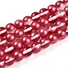 Baking Paint Transparent Glass Beads X1-DGLA-N011-10mm-06-1