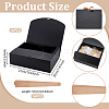 Cardboard Paper Gift Packing Boxes with Goldenrod Ribbon CON-WH0107-60C-3