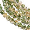 Inner Flower Handmade Lampwork Beads Strands LA-CBA3F7A-02F-3