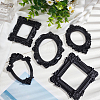 5Pcs 5 Styles Resin Embossed Photo Frames AJEW-FG0003-33-5