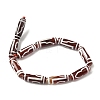 Rice Shape Tibetan Style dZi Beads Strands G-A269-A10-01-3