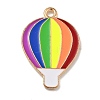 Pride Alloy Enamel Pendants ENAM-G208-15KCG-1