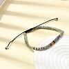 Natural Amazonite & Non-magnetic Hematite Beaded Adjustable Bracelets for Unisex BJEW-K251-09U-2