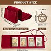 2Pcs Rectangle Velvet Tarot Cards Storage Bags TP-CN0001-16B-2