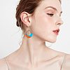 DIY Walnut Wooden Dangle Earring Making Kits DIY-OC0006-62-6