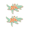 Alloy Enamel Pendants ENAM-C008-14KCG-2