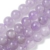 Natural Lavender Amethyst Beads Strands G-F306-11-10mm-01-2