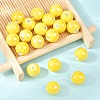 Glazed Porcelain Round Beads X-PORC-S489-10mm-10-5