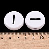Opaque Acrylic European Beads AC-CBA3BDD-01I-3