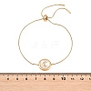 Adjustable 304 Stainless Steel Snake Chain Bracelets BJEW-D460-04G-4
