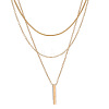 Alloy 3 Layer Necklaces for Women WG9523E-01-5