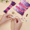 12 Skeins 6-Ply Polycotton(Polyester Cotton) Embroidery Floss DIY-CY0002-94B-3