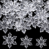60Pcs 3 Styles Christmas Transparent Acrylic Connector Charms OACR-SC0001-56-6
